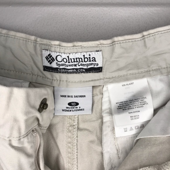 Columbia 100% Cotton Outdoor Hiking Shorts 10 - Picture 3 of 7